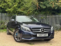 Blue Used 2017 Mercedes C350e Estate | £8,995 (Good price)