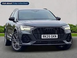 Grey Used 2025 Audi Q3 Black Edition SUV | £36,738 (Fair price)