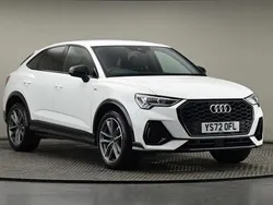 Ibis white Used 2022 Audi Q3 Sportback Black Edition SUV | £31,000 (Fair price)