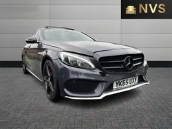 Grey Used 2015 Mercedes C220 AMG line Sedan | £10,995 (A bit pricey)