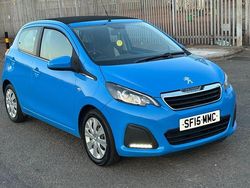 Blue Used 2015 Peugeot 108 Active Hatchback | £4,295 (Fair price)