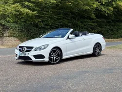 White Used 2015 Mercedes E220 AMG line Cabriolet | £12,948 (Fair price)