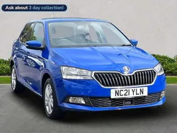 Blue Used 2021 Skoda Fabia SE Hatchback | £11,025 (Good price)