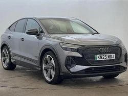 Grey Used 2025 Audi Q4 Sportback e-tron Black Edition SUV | £36,450 (Super price)