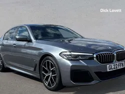 Blue Used 2022 BMW 520 M Sport Sedan | £28,490 (Fair price)