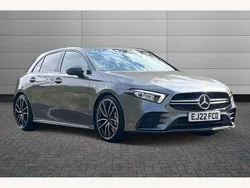 Grey Used 2022 Mercedes A35 AMG Premium Hatchback | £27,481 (Fair price)