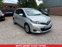 Silver Used 2012 Toyota Yaris Hatchback | £2,995