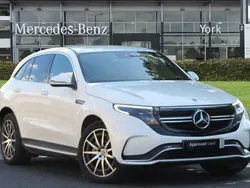 White Used 2021 Mercedes EQC400 AMG line SUV | £23,495 (Good price)