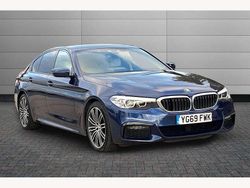 Blue Used 2019 BMW 520 M Sport Sedan | £17,150 (Fair price)