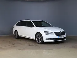 White Used 2016 Skoda Superb SportLine Estate | £17,450 (A bit pricey)