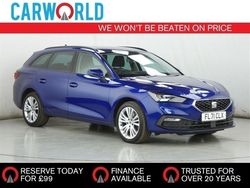 Blue Used 2021 Seat Leon SE Dynamic Estate | £12,840 (Expensive)