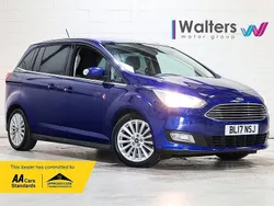 Blue Used 2017 Ford Grand C-Max Titanium MPV | £7,350 (Fair price)