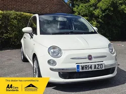 White Used 2014 Fiat 500 Lounge Hatchback | £3,885 (Fair price)