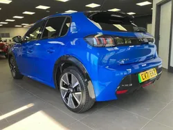 Blue Used 2022 Peugeot e-208 Premium Hatchback | £13,290 (Fair price)