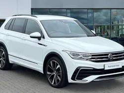 Pure white Used 2023 VW Tiguan R-line SUV | £28,376 (Fair price)