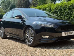 Black Used 2018 Ford Focus ST-Line Hatchback | £7,695 (Good price)