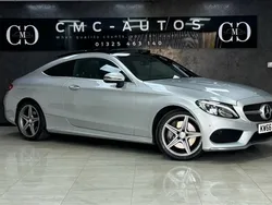 Silver Used 2016 Mercedes C250 AMG line Coupe | £13,990 (A bit pricey)