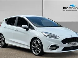 White Used 2021 Ford Fiesta ST-Line X Hatchback | £15,000 (Expensive)