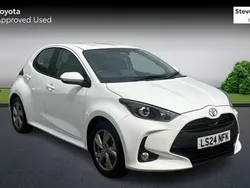 White Used 2024 Toyota Yaris Hybrid Hatchback | £18,252 (Good price)