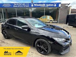 Black Used 2018 Honda Civic EX Hatchback | £11,950 (Fair price)