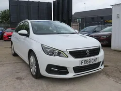 White Used 2018 Peugeot 308 Active Estate | £4,995 (Fair price)