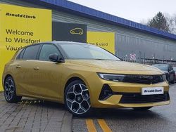 Yellow Used 2025 Vauxhall Astra Ultimate Hatchback | £21,998 (Fair price)