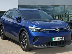 Blue Used 2021 VW ID.4 Pro Performance SUV | £22,064 (Fair price)
