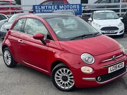 Red Used 2019 Fiat 500 Lounge Hatchback | £7,499 (Fair price)