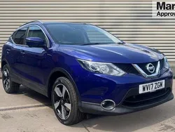 Blue Used 2017 Nissan Qashqai N-Connecta SUV | £8,945 (Good price)
