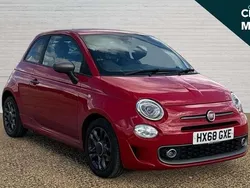 Red Used 2018 Fiat 500 S Hatchback | £8,265 (Fair price)