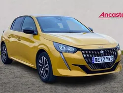 Yellow Used 2022 Peugeot 208 Allure+ Hatchback | £12,975 (Fair price)