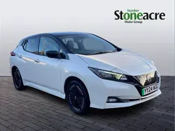 White Used 2024 Nissan Leaf Tekna Hatchback | £17,750 (Fair price)