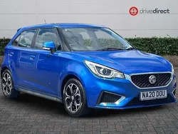 Metallic brixton blue Used 2020 MG MG3 Exclusive Hatchback | £9,468 (Fair price)