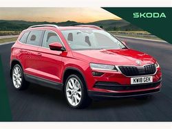Red Used 2018 Skoda Karoq SUV | £16,095 (Fair price)