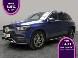 Blue Used 2020 Mercedes GLE300 AMG line SUV | £31,328 (Fair price)