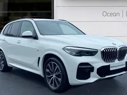 White Used 2021 BMW X5 M Sport SUV | £38,800 (Super price)