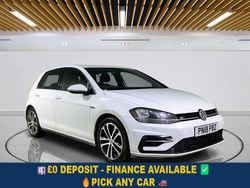 White Used 2018 VW Golf VII R-line Hatchback | £14,099 (Fair price)
