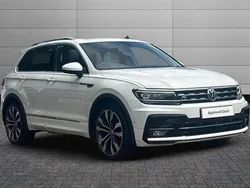 White Used 2019 VW Tiguan R-line SUV | £22,595 (A bit pricey)