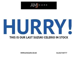 Red Used 2015 Suzuki Celerio Hatchback | £4,295 (Fair price)