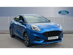 Blue Used 2022 Ford Puma ST-Line SUV | £16,312 (Fair price)
