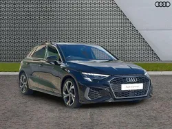 Black Used 2023 Audi A3 S-Line Hatchback | £22,995 (A bit pricey)