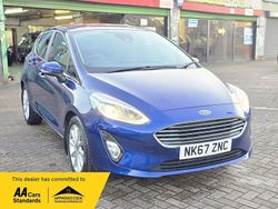 Blue Used 2017 Ford Fiesta Titanium Hatchback | £5,790 (Fair price)