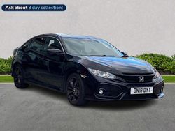 Black Used 2018 Honda Civic SR Hatchback | £9,195 (Fair price)