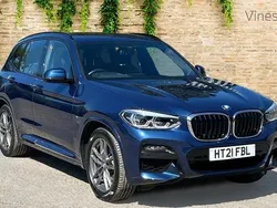 Blue Used 2021 BMW X3 M Sport SUV | £34,437 (Fair price)