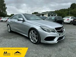 Silver Used 2017 Mercedes E220 AMG line Coupe | £12,495 (Super price)