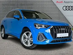 Blue Used 2022 Audi Q3 S-Line SUV | £27,700 (Fair price)