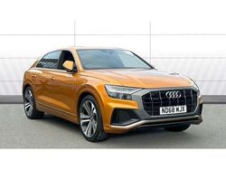 Orange Used 2019 Audi Q8 S-Line SUV | £30,650 (Good price)