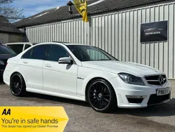White Used 2013 Mercedes C63 AMG AMG Sedan | £21,490 (Fair price)