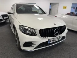 White Used 2017 Mercedes GLC220 AMG line SUV | £18,990 (Fair price)