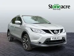 Silver Used 2016 Nissan Qashqai Tekna SUV | £11,322 (Fair price)